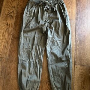 Knox Rose Olive Green Drawstring Joggers